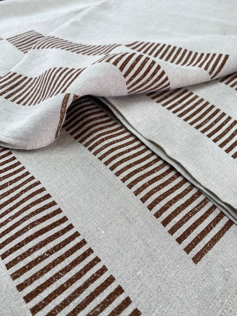 Block Printed Linen Table Cloth