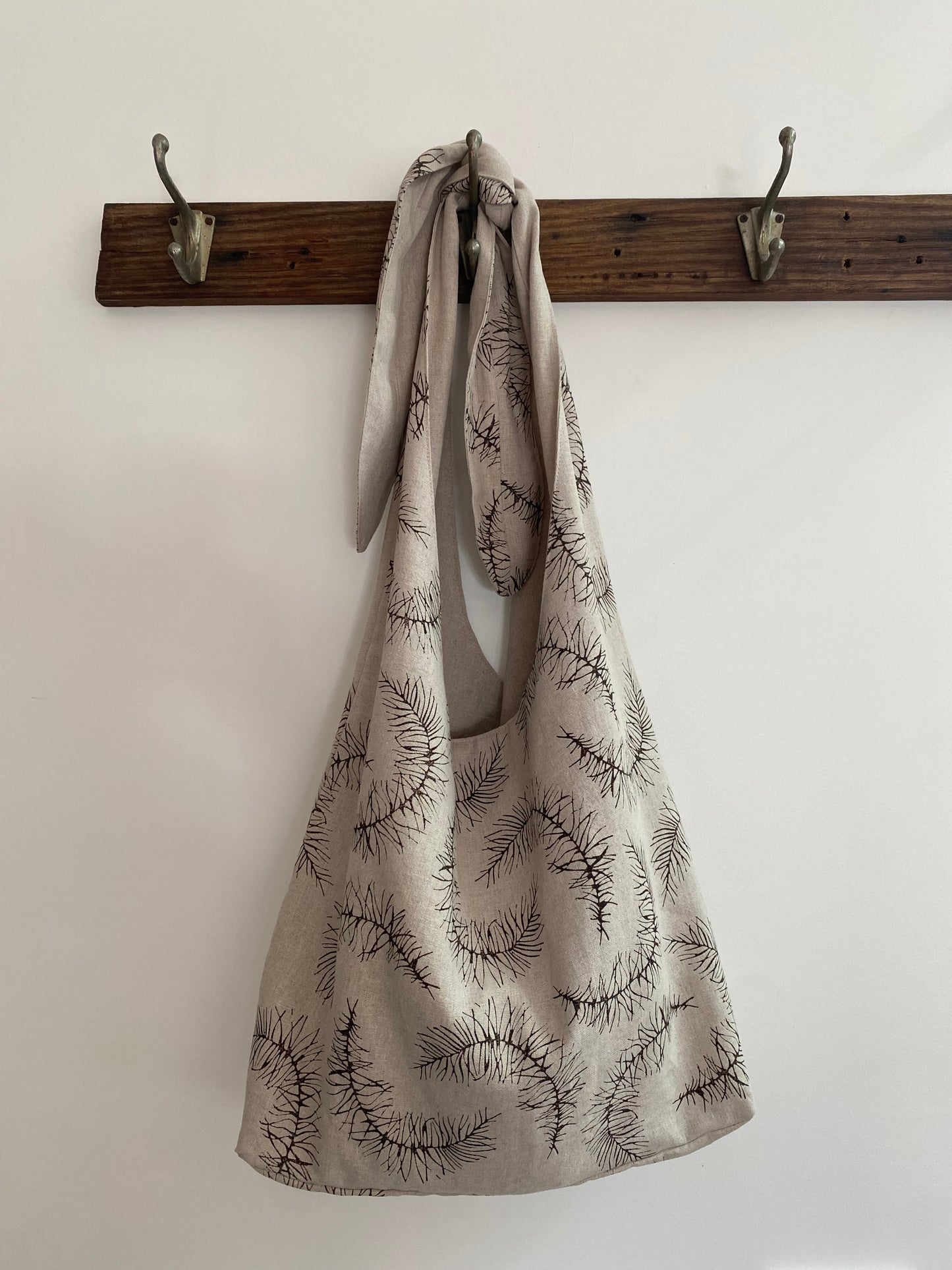 Block Printed Hobo Bag