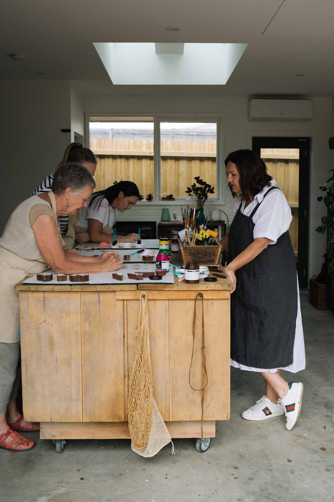 Tea Towel Block Printing Workshop