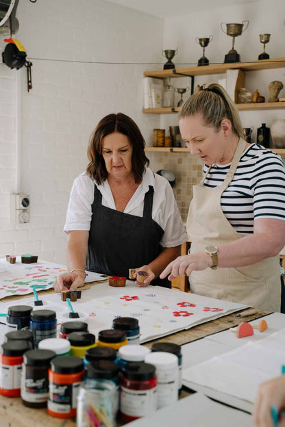 Tea Towel Block Printing Workshop