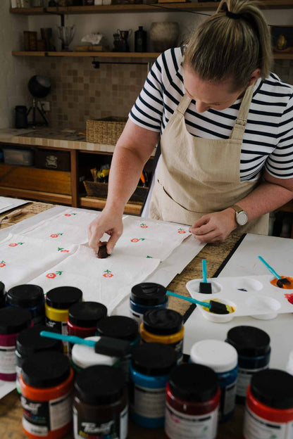 Tea Towel Block Printing Workshop