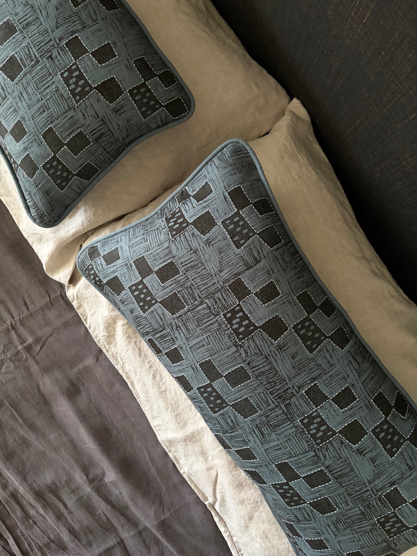 Hand Block Printed and Stitched Cushion