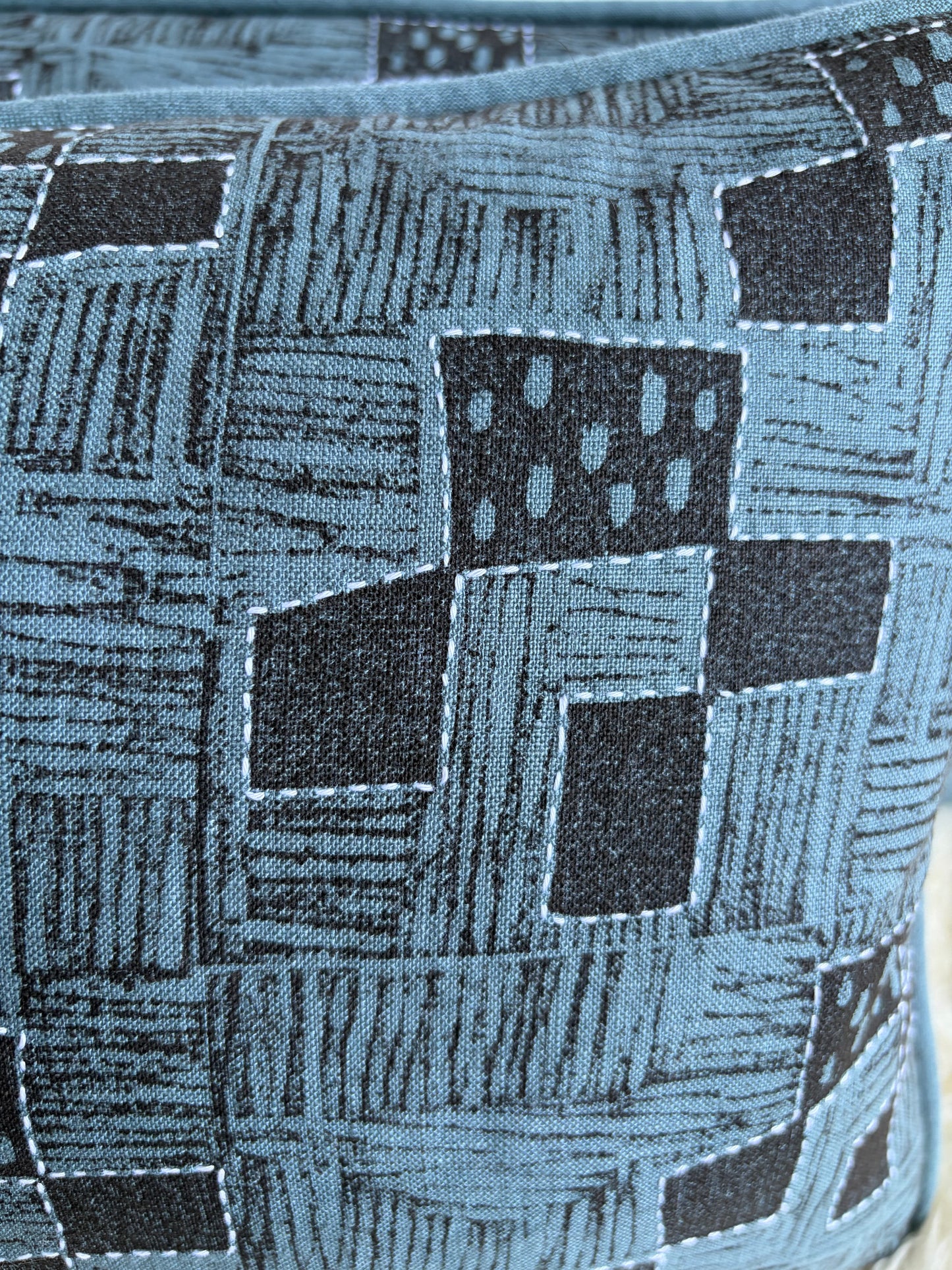 Hand Block Printed and Stitched Cushion