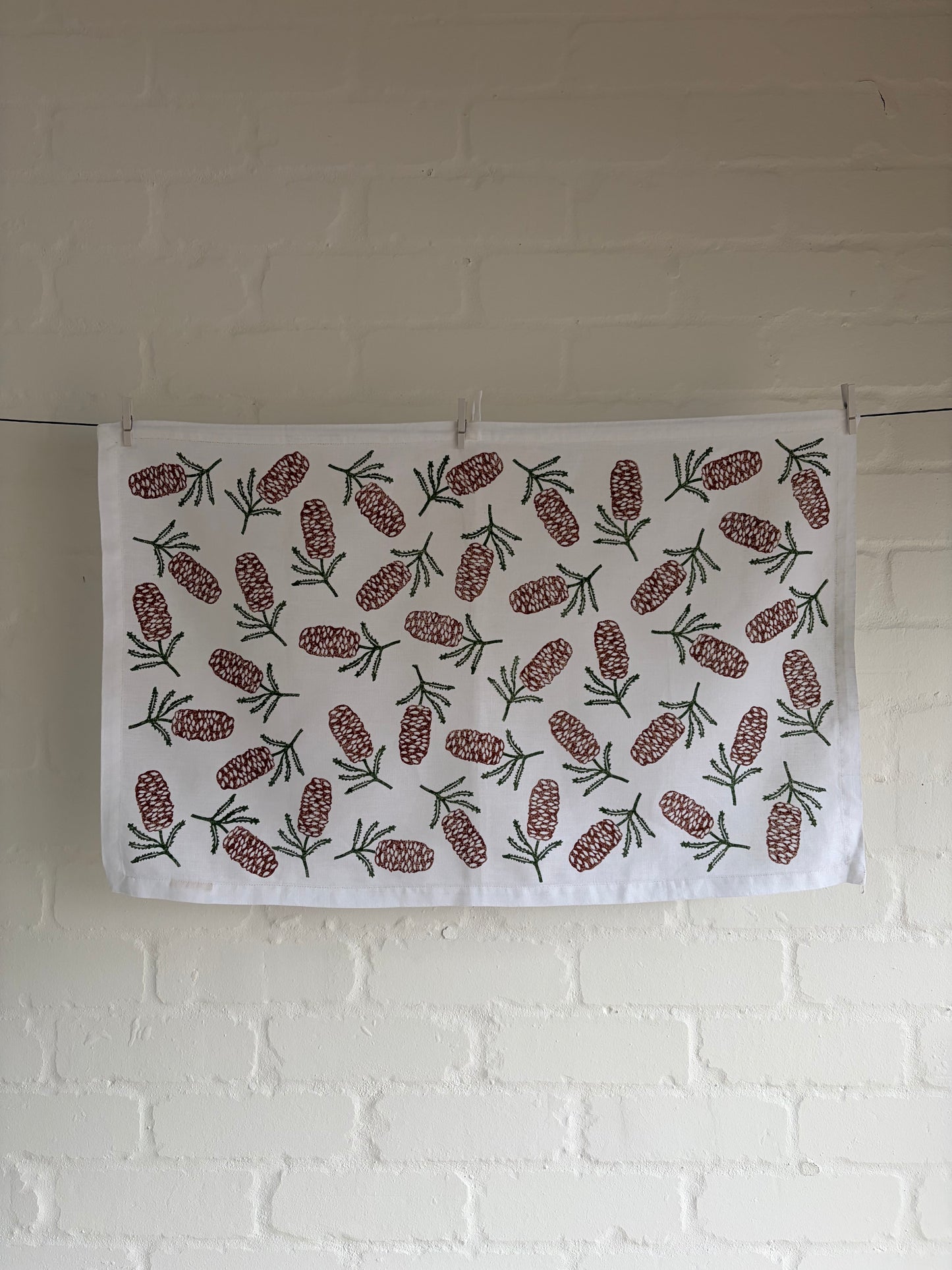 Australian Native Series Banksia Seed Cone Hand Towel
