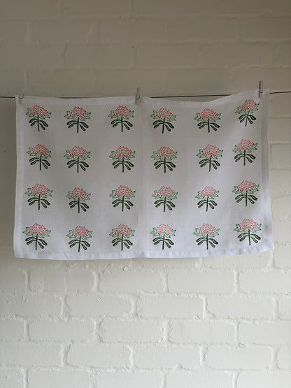 Australian Native Series Waratah Flower Hand Towel