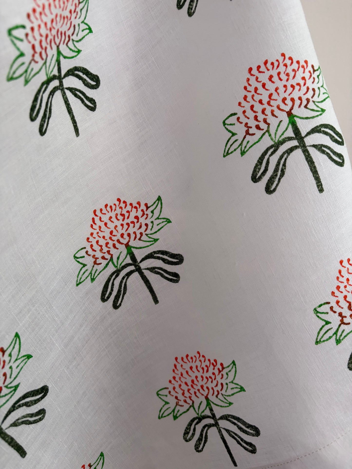 Australian Native Series Waratah Flower Hand Towel