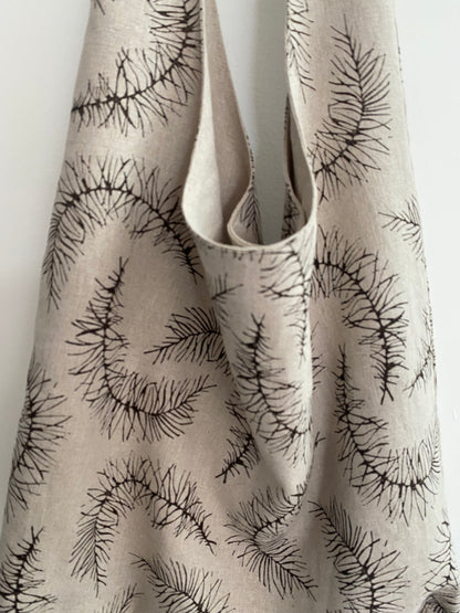 Block Printed Hobo Bag