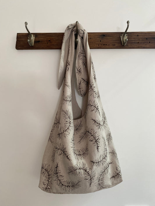 Block Printed Hobo Bag