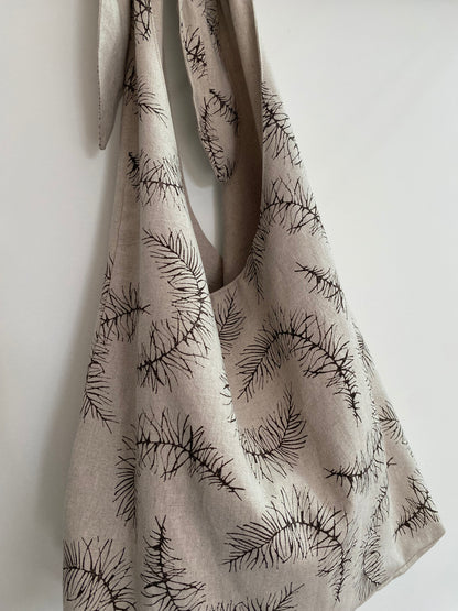 Block Printed Hobo Bag
