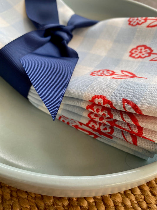 Block Printed Napkins (Set Of 6)