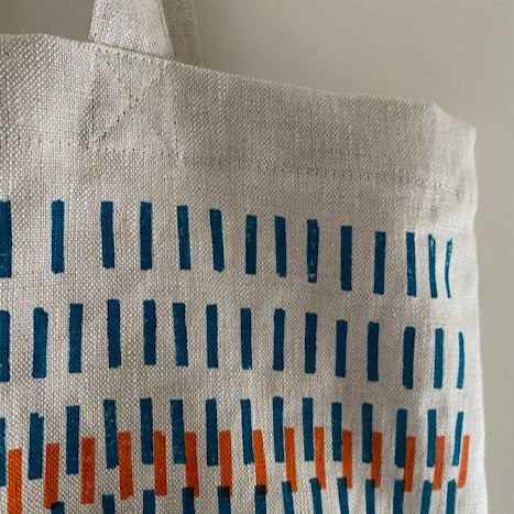 Block Printed Tote Bag